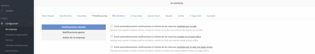 Company's Notificacions - Customer